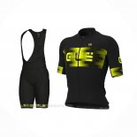 2021 Ropa Ciclismo ALE Negro Amarillo Mangas Corta y Culotte Corto (2)